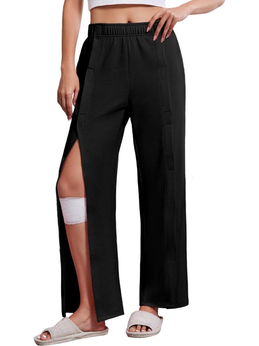 Adaptive Tear Away Pants with Pockets | Easy Access Breakaway Lounge Sweatpants